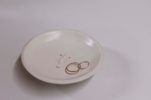 footed franny jewelry dish